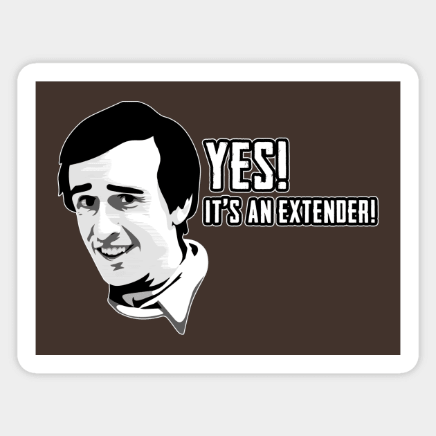 Alan Partridge Extender Quote Sticker by Nova5